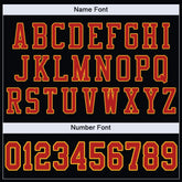 Custom Black Scarlet-Gold Classic Style Mesh Authentic Football Jersey